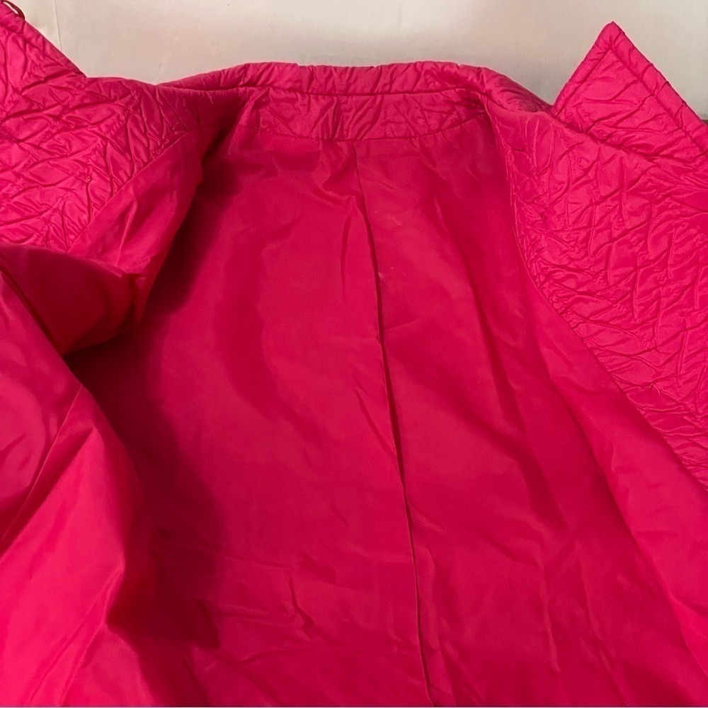 Vintage La Sport Dupont Zepel 70s All Weather Button Down Hot Pink Trench Coat‎ - Picture 9 of 16